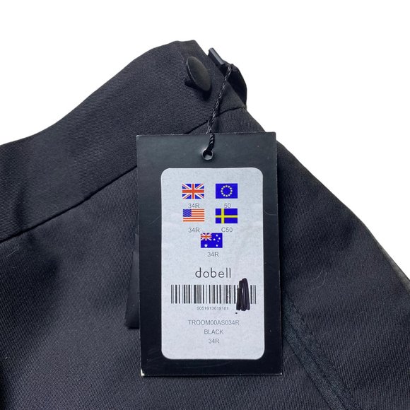 Dobell Dress Pants Mens Size 34 X 30 Flat Front Straight Fit - Picture 7 of 11